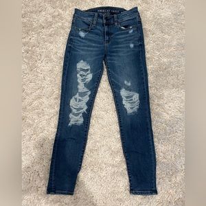 American Eagle jegging crop